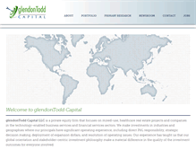 Tablet Screenshot of glendontodd.com